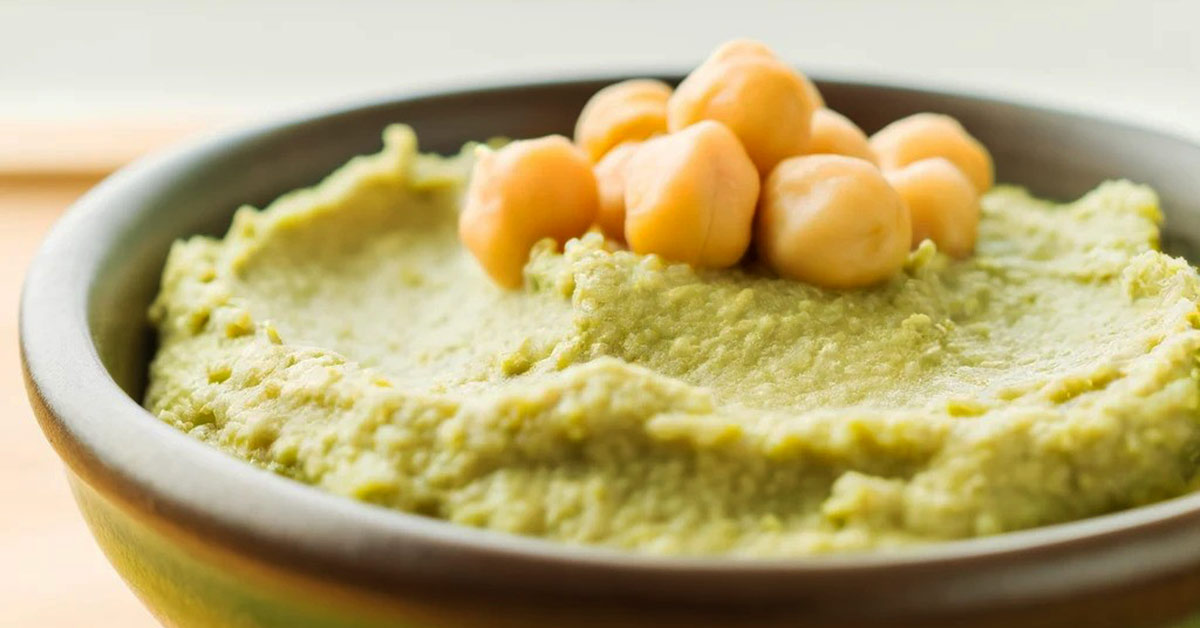 AI-genereret billede af hummus af Ingridærter.